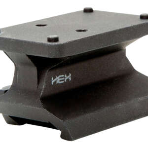 Springfield Armory GE5077MIN13RM Riser Mount  Matte Black Aluminum Picatinny Rail/Springfield Standard/Vortex/Burris/Docter Footprint Mount
