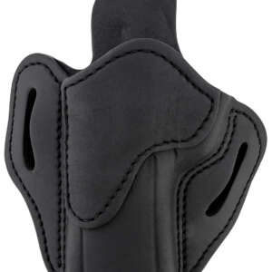 1791 Gunleather ORBH24SBLL BH2.4 Optic Ready OWB 2.4 Stealth Black Leather Belt Slide Fits Walther PPQ/Sig P320/Springfield XD-M Left Hand