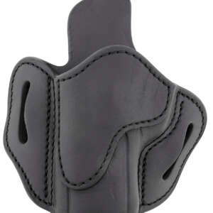 1791 Gunleather ORBH24SSBLL BH2.4S Optic Ready OWB Size 2.4S Stealth Black Leather Belt Slide Fits FN 509/HK VP9SK Left Hand