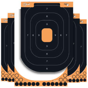 EZ-Aim 1550125 Splash Reactive  Self-Adhesive Paper Black/Orange 12.50"x18.25" Silhouette 25 Pack