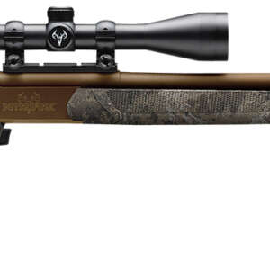 Traditions CR5848804425 NitroFire VAPR w/Scope 50 Cal 209 Primer 26" Burnt Bronze Cerakote Fluted & Tapered Barrel, Drilled & Tapped Receiver, Veil Wideland Fixed Synthetic Stock, 3-9x40mm Duplex