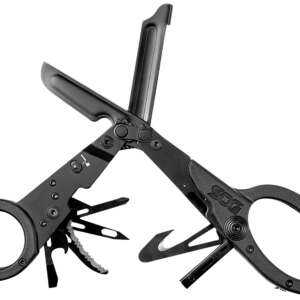 S.O.G SOG231250143 ParaShears  Black 3Cr13MoV SS Plain Blade Features 11 Tools