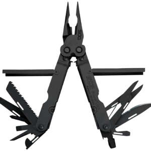 S.O.G SOG-B61N-CP Powerlock  Black Oxide 420 Stainless Steel 7" Long Features 18 Tools w/Sheath