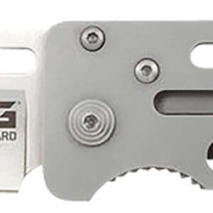 S.O.G SOG-EZ1-CP Cash Card  2.75" Folding Clip Point Satin 8Cr13MoV SS Blade/ Silver Skeletonized Stainless Steel Handle