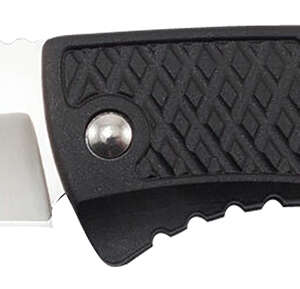 S.O.G SOG-TD1011-C Traction  3.50" Folding Clip Point Plain Satin 5Cr13MoV SS Blade Black Textured GRN Handle Includes Pocket Clip