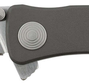 S.O.G SOGTWI8CP Twitch II 2.65" Folding Drop Point Plain Satin AUS-8A SS Blade Gray Anodized Aluminum Handle Includes Belt Clip