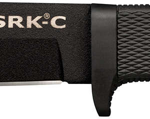 Cold Steel CS-49LCKD SRK Compact 5" Fixed Plain Black Tuff-Ex Finish SK-5 Steel Blade/Black Kray-Ex Handle Includes Sheath