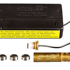 AimShot MBS22320X Modular Bore Sight  223 Rem Brass Includes Batteries