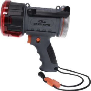Cyclops CYC2000WP Spotlight w/Flood Light 500/200 Lumens Red/White CREE XP-G3 LED Black/Gray Polymer/Aluminum
