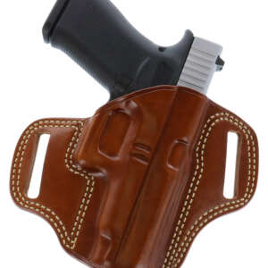 Galco CM876 Combat Master  OWB Tan Leather Belt Slide Fits Springfield Hellcat Pro Right Hand