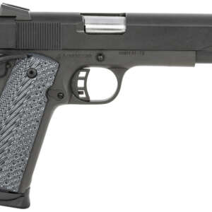 Taylors & Company 230058 Armscor 1911 Tactical Full Size 9mm Luger 8+1, 5" Stainless Steel Barrel, Black Parkerized Serrated Slide, Black Parkerized Steel Frame w/Beavertail, Gray G10 Grip