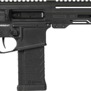 CMMG 54AA847AB Dissent  5.7x28mm 32+1 6.50", Black Cerakote Rec, OEM Grip, Picatinny Buffer Adapter, Zeroed Drop-In Single Stage Trigger