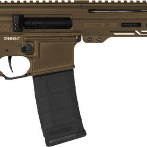 CMMG 30A0E33MB Dissent MK4 300 Blackout 30+1 6.50", Midnight Bronze Cerakote Rec, OEM Grip, Picatinny Buffer Adapter, Zeroed Drop-In Single Stage Trigger
