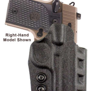 DeSantis Gunhide D94KB8WZ0 Cazzuto  OWB Black Kydex Paddle Fits Springfield Prodigy w/wo Red Dot Fits 4.25-5" Barrel Left Hand