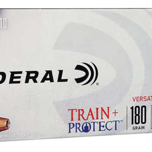 Federal TP10VHP1 Train + Protect  10mmAuto 180gr Versatile Hollow Point 50 Per Box/10 Case