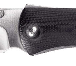CRKT M4-02M M4-02M  3.25" Plain Satin 8Cr13MoV SS Blade Black/White Resin Infused Fiber w/G10 Bolster Handle Includes Pocket Clip