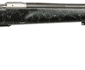 Christensen Arms 8011003400 Traverse  Full Size 7mm PRC 3+1 26" Natural Stainless Steel Threaded Barrel, Natural Stainless Aluminum Receiver, Black w/Gray Webbing Fixed Monte Carlo w/Raised Comb Stock