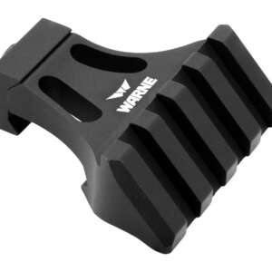 Warne A645TW Side Mount Adapter  Picatinny Rail Mount Black Aluminum