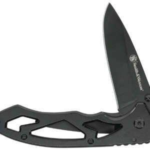 Uncle Henry CK400LCP Skeletonized  Large 3" Folding Drop Point Plain Stainless Steel Blade 4.40" Handle Includes Pocket Clip