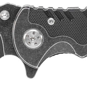 Smith & Wesson Knives SWBG10SCP Border Guard  3.50" Folding Part Serrated Stainless Steel Blade 4.80" Aluminum/G10 Handle Includes Pocket Clip