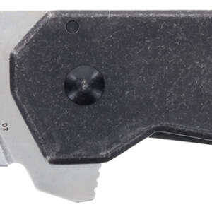 Schrade 1136251 Slyte  3" Folding Plain Satin D2 Steel Blade 4.50" Dark Stonewash Stainless Steel Handle