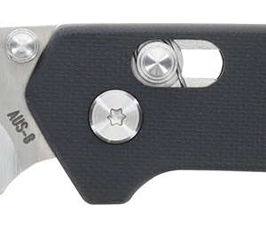 Schrade 1182620 Divergent  3.06" Folding Modified Drop Point Plain Satin AUS-8A SS Blade 4.31" Black G10 Handle