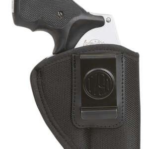1791 Gunleather PNIWB2BLKL Premium Nylon  IWB Size 02 Black Ballistic Nylon Belt Clip Left Hand