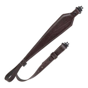 Heritage Cases 8511 Plain Dark Leather  Dark Mahogany Leather 28"-35" OAL Rifle