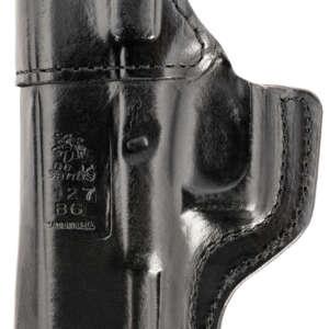 DeSantis Gunhide 127BAB6Z0 Inside Heat  IWB Black Leather Belt Clip Fits Glock 19/19 Gen 5/19X/23/32/45 Right Hand