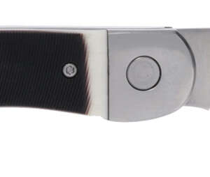 Cold Steel CS20NPM1Z Ranch Boss II 4" Folding Clip Point Plain Satin Polished/5.25" Faux Sawed Bone Handle