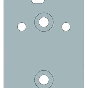 Beretta USA EUS03050 90/92  Silver, Fits Beretta 90/92 RDO Burris FastFire/Vortex Venom/Docter Pattern Footprint Mount