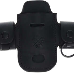 1791 Gunleather HDASSLBLKA EDC Heavy Duty Solo Action Snap OWB Black Leather Belt Loop Ambidextrous
