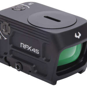 Viridian 9810053 RFX45  Black Anodized 1 x 24 mm x 15.5 mm 5 MOA Green Dot ACRO/RMR