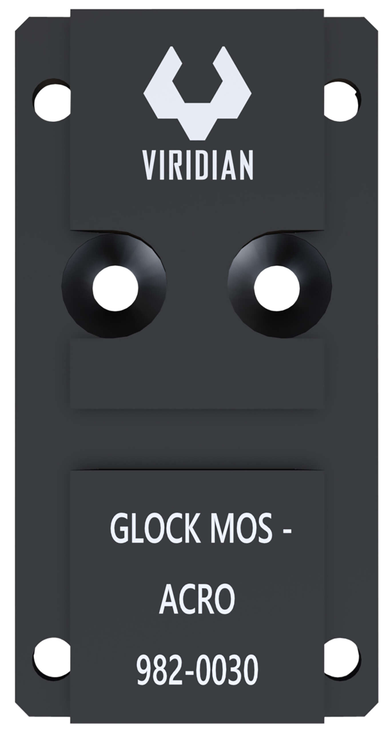 Viridian 9820030 RFX45 Glock MOS Mounting Adapter Black Anodized