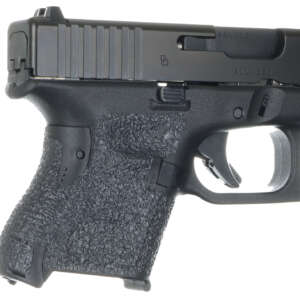 Talon Grips EV03R Adhesive Grip  Textured Black Rubber, Fits Subcompact Glock Gen 5