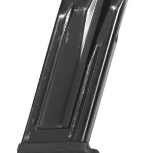 HK 50259080 P2000 Sub-Compact 9rd Extended Floorplate 40 S&W Fits H&K P2000SK Black Steel