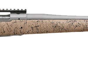 Ruger 57155 Hawkeye FTW Hunter Full Size 300 Win Mag 3+1 24" Matte Stainless Steel Threaded Barrel, Picatinny Rail Stainless Steel Receiver, Speckled Tan/Black HS Precision Synthetic Stock