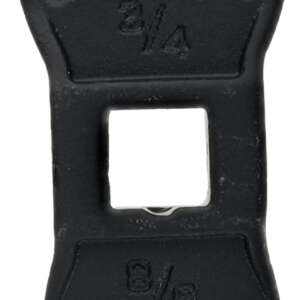 Wheeler 1199465 Muzzle Device & Buffer Tube Crowfoot Wrench Black Steel