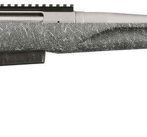 Ruger 46905 American II  Full Size 450 Bushmaster 3+1 20" Gun Metal Gray Cerakote Threaded Barrel & Alloy Steel Receiver w/Picatinny Rail, Gray Splatter Adj LOP Synthetic Stock