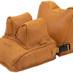 Allen 15125 Shooting Rest Combo Filled Front & Rear Light Brown Leather