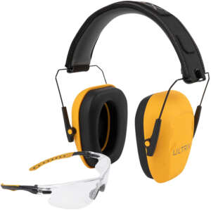 Allen 4156 Shield Ear & Eye Protection Combo 23 dB Yellow
