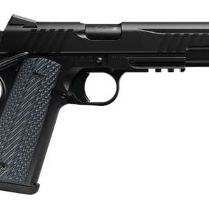 Savage Arms 67211 1911 Government 9mm Luger 10+1 5" Black Stainless Steel Barrel. Black Nitride Serrated Stainless Steel Slide. Black Nitride Stainless Steel Frame w/Picatinny Rail, Black VZ Grip