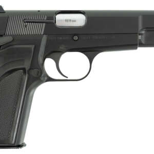 Inglis 12000000 L9A1  Full Size Frame 9mm Luger 15+1 4.70" Hard Chrome Plated Stainless Steel Barrel, Black Cerakote Steel Serrated Slide, Black Cerakote Steel Frame, Black Plastic Grip