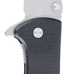 CRKT 6450D2 Drifter  EDC 2.88" Folding Drop Point Plain Stonewashed D2 Steel Blade, Black Textured G10 Handle