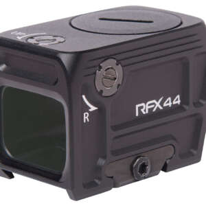 Viridian 9810110 RFX44  Black Anodized 1 x 21 mm  x 16.5 mm 5 MOA Green Dot ACRO/Shield RMSc Footprint