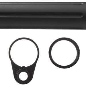 Primary Weapons 4G2BTPB-1F Castle Nut  7075 T-6 Aluminum Black Anodized
