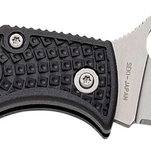 Spyderco MBKLFP Manbug  1.90" Stonewashed VG-10 SS Blade/ Black Textured FRN Handle