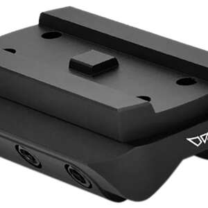 Warne 6111M Mini Red Dot Mount Shotgun Rib Black Anodized Aluminum Fits Holosun/Sig Romeo5/Vortex Crossfire/Aimpoint Micro H1-H2/ Aimpoint T1-T2
