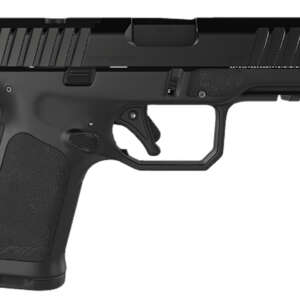 Rost Martin RM1CBLKOSP15 RM1C  9mm Luger 15+1 4" Black Match Grade Barrel, Black Tenifer Optic Ready/Serrated Steel Slide, Black Polymer Frame w/Picatinny Rail, Textured Grip, Ambidextrous