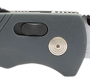 S.O.G SOG11181141 Flash AT EDC 3.45" Folding Plain Satin Cryo D2 Steel Blade, Urban Grey GRN Handle, Peg Box Pkg